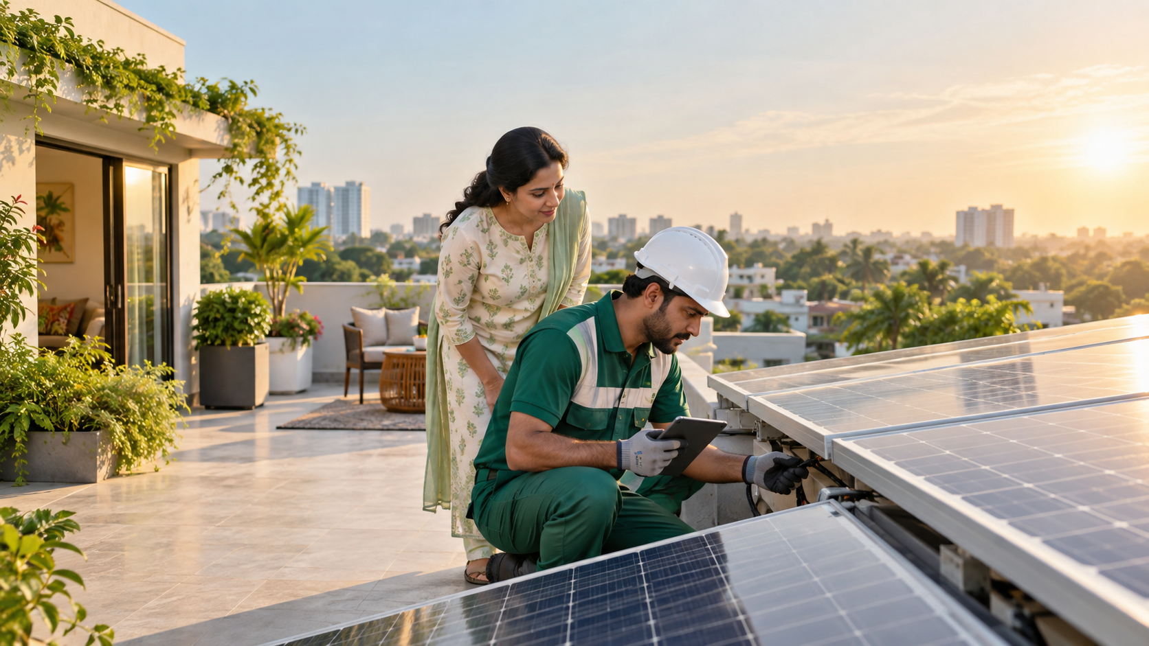 Solarsoch 25-year maintenance support for a rooftop solar system